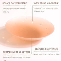 Adhesive Nipple Covers-3 Pair