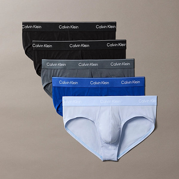 5 Pack Hip Briefs - Icon Cotton Stretch