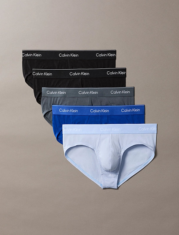 5 Pack Hip Briefs - Icon Cotton Stretch