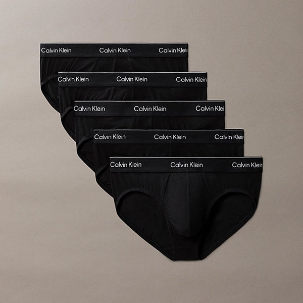 5 Pack Hip Briefs - Icon Cotton Stretch