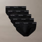 5 Pack Hip Briefs - Icon Cotton Stretch