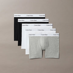 5 Pack Boxer Briefs - Icon Cotton Stretch