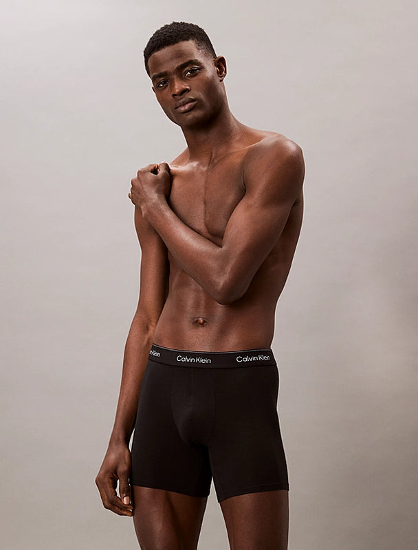 5 Pack Boxer Briefs - Icon Cotton Stretch