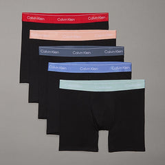 5 Pack Boxer Briefs - Icon Cotton Stretch